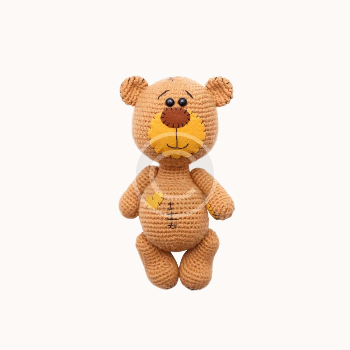 Knitted bear - الصورة 3