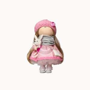 Pink tilda doll